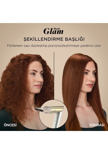 Shark Glam 4 Başlıklı Düzleştirici ve Saç Şekillendirici