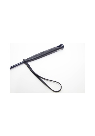 Binicilik Kamçısı - 58 cm - Siyah / Gri Fouganza Meridyen Siyah - Gri