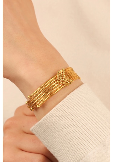 Çgkmücevherat Kalze Dorikalı Altın Bileklik Klzblkk1 Sarı Sarı Altın