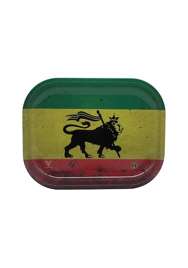 Küçük Metal Tepsi Leon Kırmızı