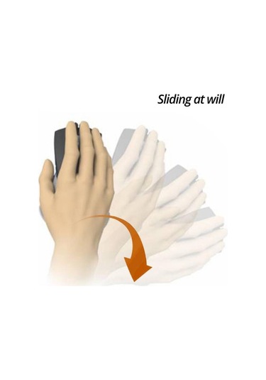 Gri Fomken Ergonomik Mouse Pad Silikon Jel Kaymaz Düzene Bilek Desteği Mat Mouse Pad Ofis Oyun Pc Için