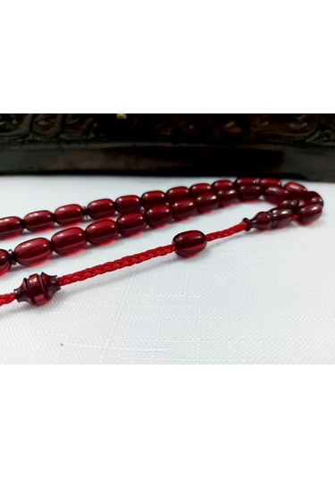 Juaind Hasan Usta Havşa Kapsül Kesim Ateş Kehribar Tesbih 8.5x12