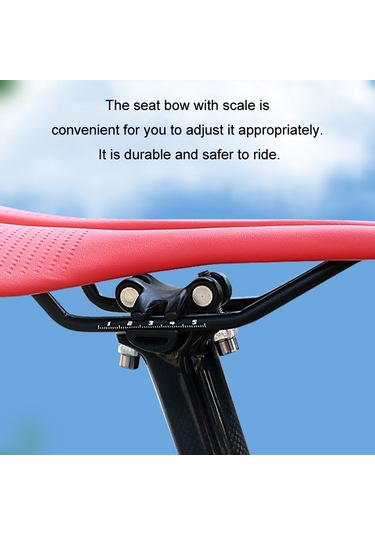 Sones Toseek Dağ Bisikleti Sele Yol Bisikleti Koltuk Aksesuarları, Renk: Siyah Kırmızı