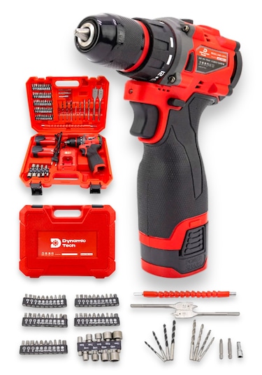 Dynamic Tech DT-716 Kömürsüz Şarjlı Darbeli Matkap