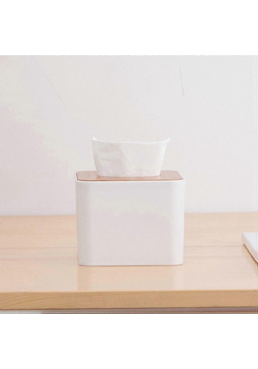 Ahşap Kapaklı 2x Kare Mendil Kutusu - Ev Kullanımı İçin Çıkarılabilir Mini Ahşap Mendil Kutusu