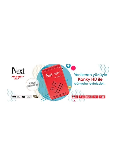 Next Kanky Full HD Yeni Uydu Alıcı + Wifi Anten