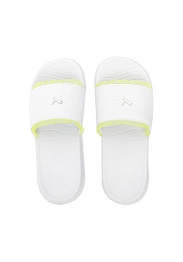 Puma Popcat 20 So V2 Kadın Terlik Beyaz 38044101 Dar Kalıptır 001