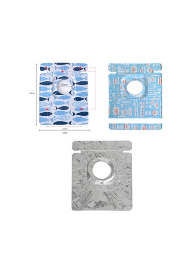 Sones 2 Adet Gazlı Ocak Koruyucu Folyo Isıya Dayanıklı Kir Önleyici Astar Temizlik Mutfak Aletleri Matı