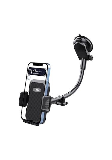 Linktech H711 Vantuzlu Uzun Kol Araç İçi Telefon Tutucu