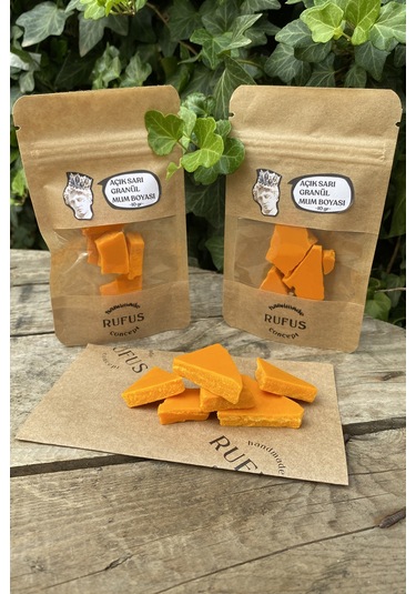 Açık Sarı Granül Mum Boyası ( 10 gr )