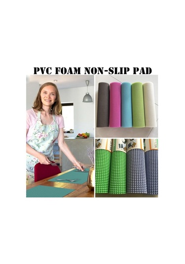 Dofolink Pvc Materyal Non-skayma Dolap/sıra Yastığı - Kesilebilir, Kolay Kurulum - 2 Adet 30x150cm Bej