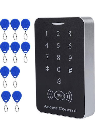 Shineyee Id Kartlı Kapı Erişim Kontrol Cihazı - Rfıd Kart/şifre İle Güvenli Erişim, 1000 Kullanıcı Desteği, Kesintisiz Veri Saklama