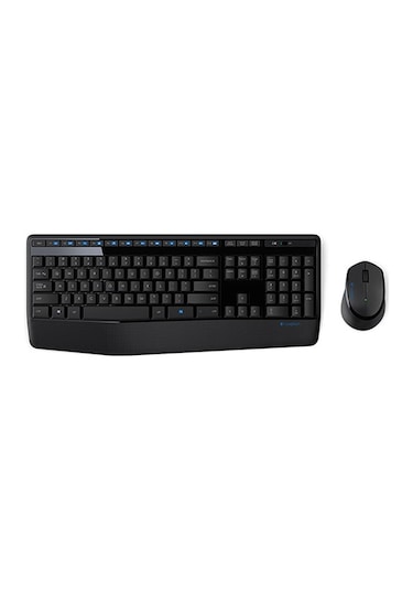Logitech MK345 Q Kablosuz Usb Siyah Multimedya Klavye Mouse Set 920-006514