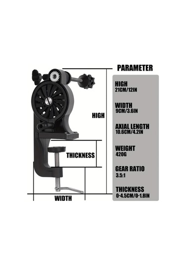 Xuweiwei Moloca Siyah Balıkçılık Hattı Winder Sku A Kullanımı Kolay Dayanıklı Spooler Balıkçılar İçin Anneler Günü Hediyesi