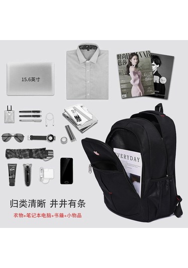 Erkekler İçin Şık Ve Dayanıklı Büyük Kapasiteli Oxford Kumaş Sırt Çantası, İş Seyahati, Okul, Üniversite, Ofis Ve Günlük Kullanım İçin Pratik Laptop Çantası, Modaya Uygun Tasarım Lacivert