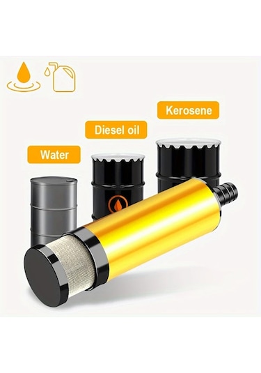 Xuweiwei 12v 38mm Yüksek Güçlü Dc Elektrikli Dizel Su Transfer Pompası Taşınabilir Alüminyum Alaşımlı