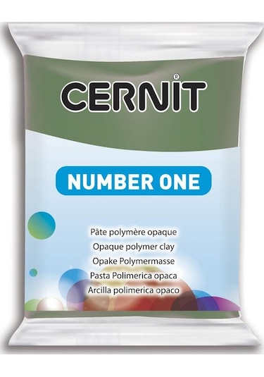 Cernit Polimer Kil Seramik Hamuru Number One 56gr 645 Olive Green