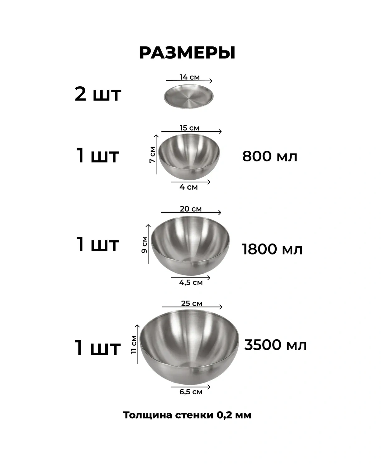 Dommarket Paslanmaz Çelik Gümüş Kase Seti 270343043 Gümüş