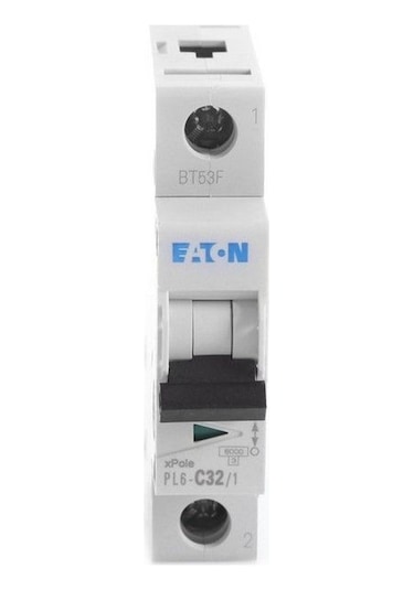 Eaton 286536 Minyatür Devre Kesici - 6ka - C Eğrisi - 1x32a