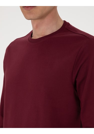 Pierre Cardin Erkek Bordo Sweatshirt 50314054-vr014 Bordo