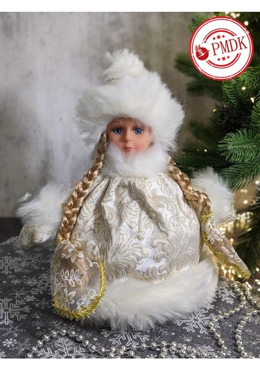 Kaemingk Yılbaşı Figürü - Hediye Ve Şeker Kutusu İçin Snezhurochka 135971977