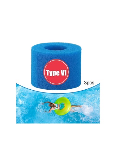 Homyl 3x Yüzme Havuzu Filtre Kartuşu Tip V1 Için Uzun