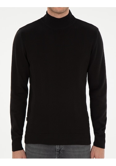 Pierre Cardin Erkek Siyah Kazak /triko 50300498-vr046 Siyah