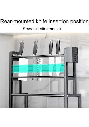 Sones Çift Katmanlı 30 Cm Mutfak Çok Amaçlı Raf Ev Tezgahı Baharat Depolama Rafları Diğer