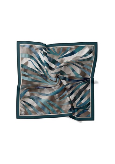 Levidor Twill İpek Eşarp Turkuaz