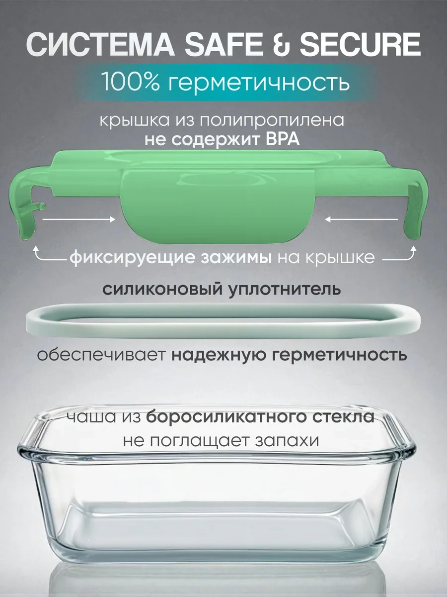 Urm Gıda İçin Sızdırmaz Cam Kaplar 455445466 Beyaz