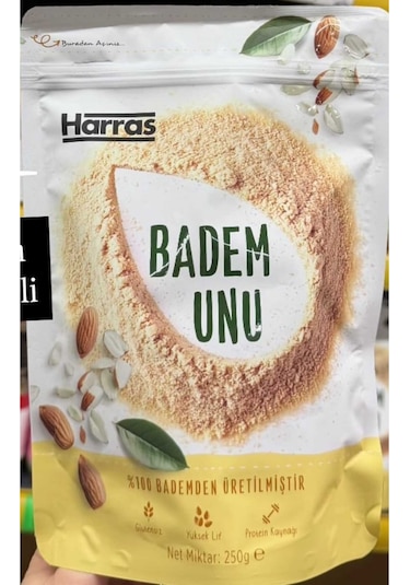 Harass Badem Unu 250 Gr X 4 Adet %100 Badem Glutensiz Yüksek Lifli Protein