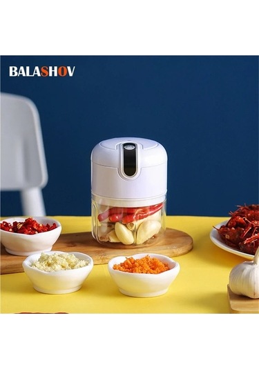 Ulzyvf Mini Elektrikli Karıştırıcılar Küçük Mutfak Asistanı Beyaz Beyaz