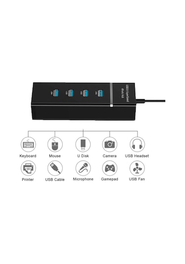 4 Port Usb 3.0 Çoklama Çoklayıcı Hub