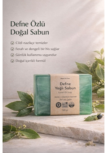 Defne Yağlı Cilt Bakım Sabunu - 120 Gr Defne