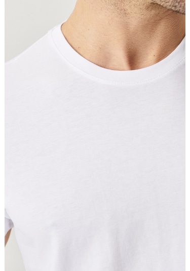 Ac&Co / Altınyıldız Classics Slim Fit Dar Kesim Bisiklet Yaka Tişört Paketi 5'li Çok Renkli