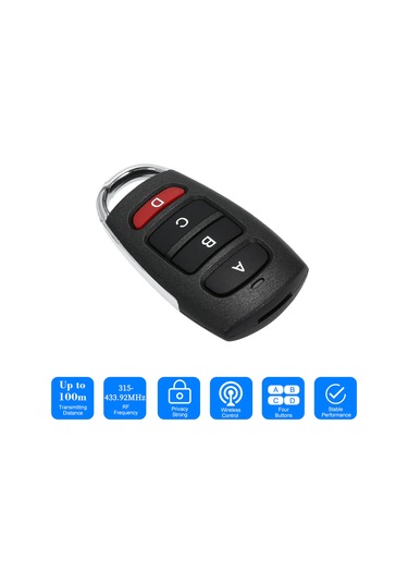 Evrensel Araba Alarmı Garaj Kapısı Uzaktan Kumanda S6476-2
