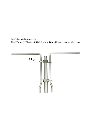 Vkemall Silindir Piston Kolu Conta Montaj Seti - Paslanmaz Çelik, 3 Parça, 23.5x13x6cm, 438g