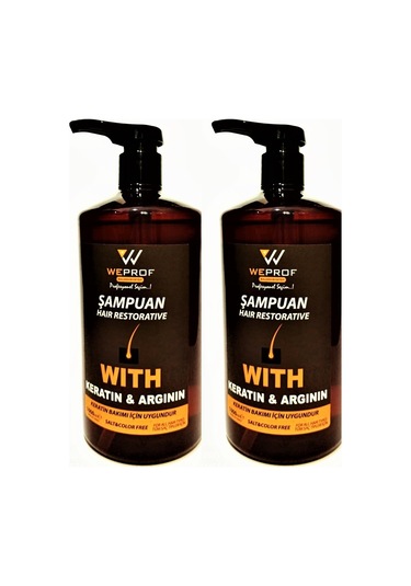 Weprof Keratin ve Arganlı Şampuan 2 x 1 L