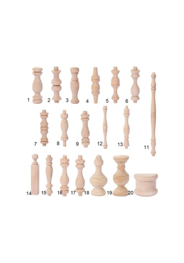 El Sanatları Avrupa Tarzı Mobilya Ayak Bacaklar Dolap Koltuk Ayakları Vintage Ahşap Oyma Ev Dekor 17