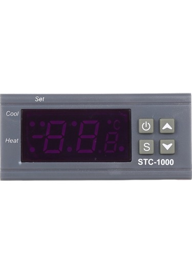Fastbuy Stc-1000 Dijital Soğutma-ısıtma Cihazı, -50 C İle +99 C Arasında Hassas Sıcaklık Kontrolü