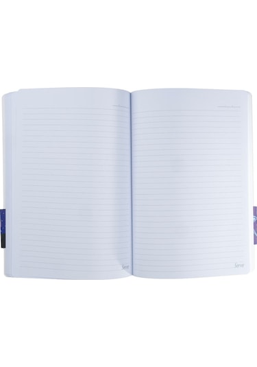 Uzay Serisi - Çizgili Defter - 96 Yaprak - Esnek Kapak Beyaz