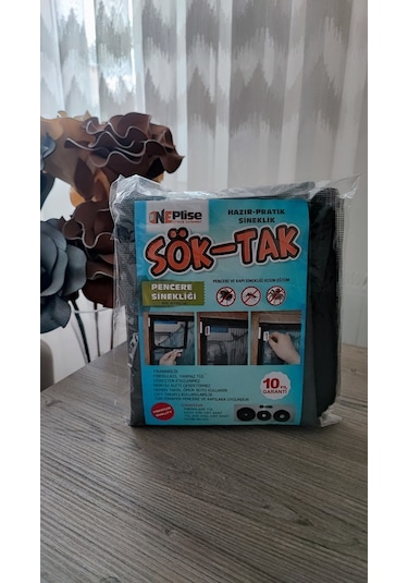 Pratik - Hazır Sineklik 80 X 150 Cm Pencere Sinekliği 2'li Paket