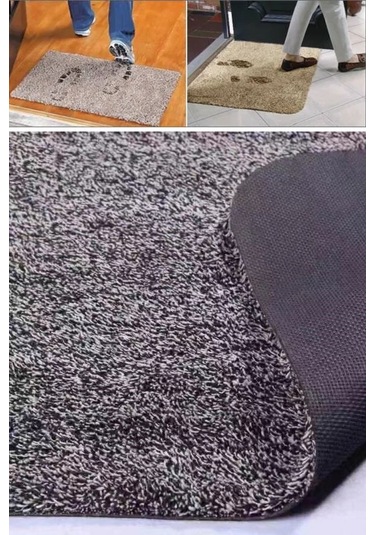 Buffer Çamaşır Makinesinde Yıkanabilir Kir Toz Emici Mikrofiberli Paspas Renkli
