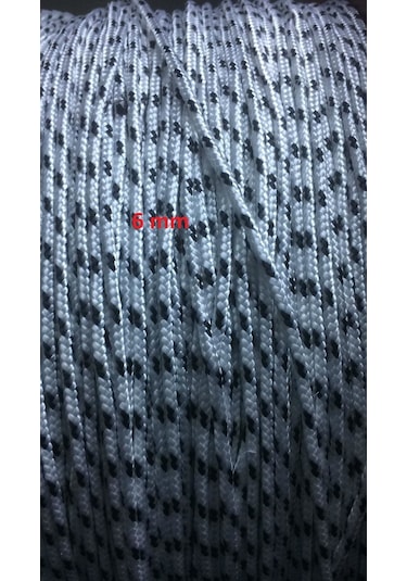 Molhalat 6 Mm İskota Halat 200 Metre - İpek Halat - Bayrak İpi Yüksek Kalite En Uygun Fiyat-9035843755306