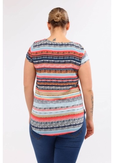 Viskon Kısa Kol Tişört (532253495)