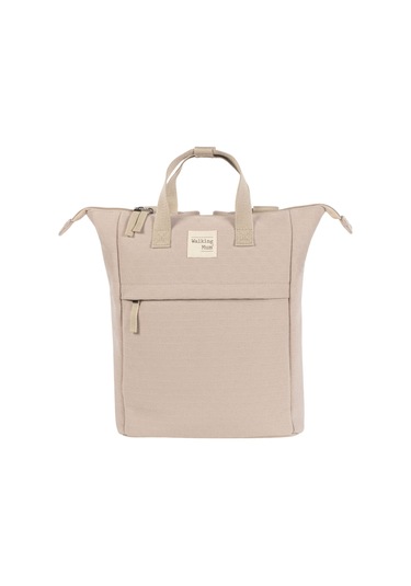 Walking Mum Eco Mum Bebek Bakım Sırt Çantası Apricot Bej