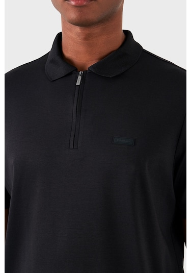 Calvin Klein Erkek Polo Yaka T Shirt K10k112754 Beh Siyah