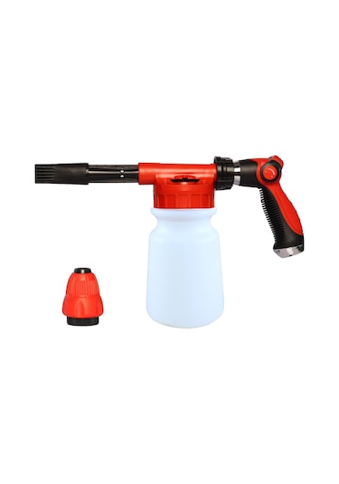 1l Beyaz Şişe Püskürtme Nozul Konektör Köpük Püskürtücü Ev Bahçe Araba Yıkama Beyaz