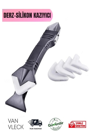 3'ü 1 Arada Derz Dolgu Kazıyıcı Ve Uygulayıcı Silikon Sıyırıcı