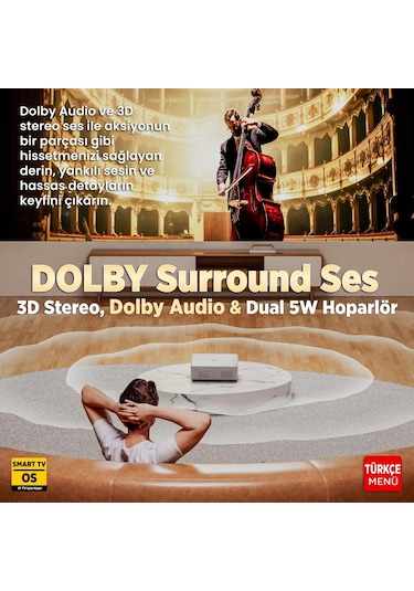 Vankyo Leisure L570b Smarttv 4k Destekli Projeksiyon Cihazı